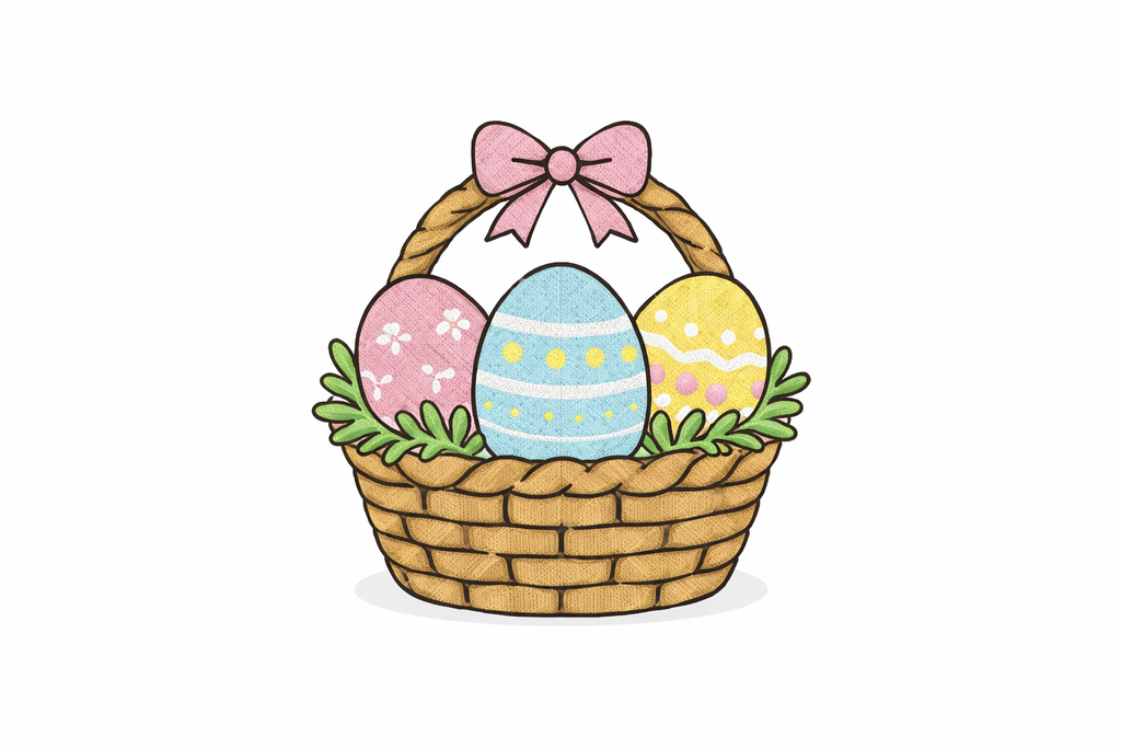 Body Pasqua Cestino con Uova